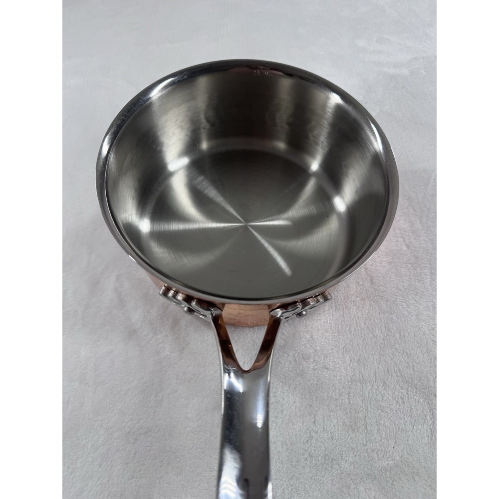 Ruffoni  Copper Saucepan With Pineapple Knob Glass Lid Rare Retired - Picture 6 of 12